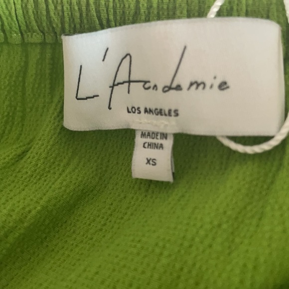 L’Academine The Callao Midi Dress in Moss SZ XS - Picture 8 of 8